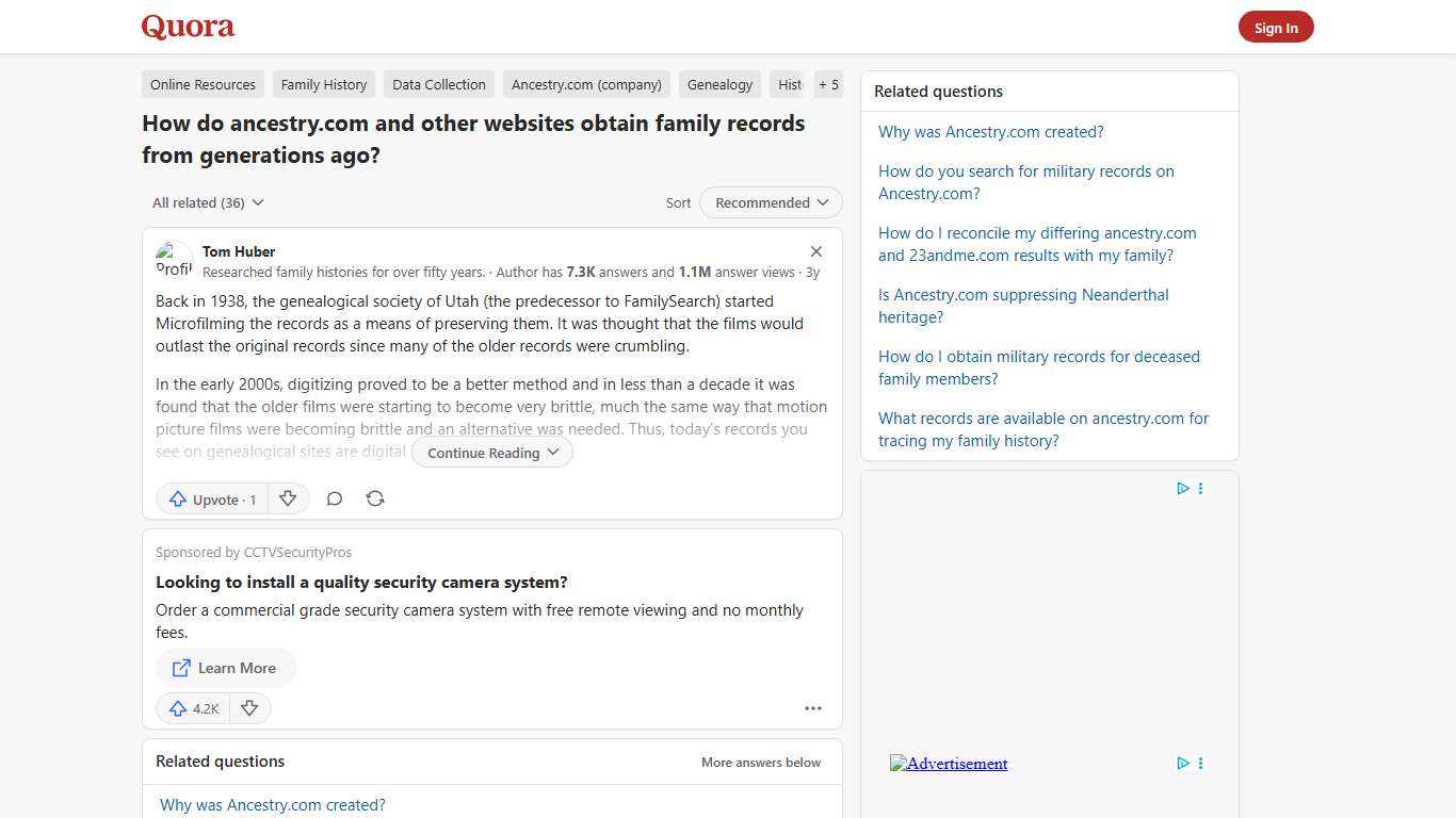 How do ancestry.com and other websites obtain family records from generations ago? - Quora